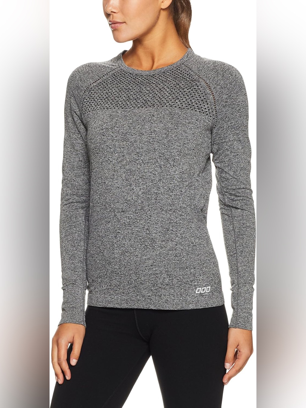 Nwot Lorna Jane Charcoal Seamless Performance Top, Size L